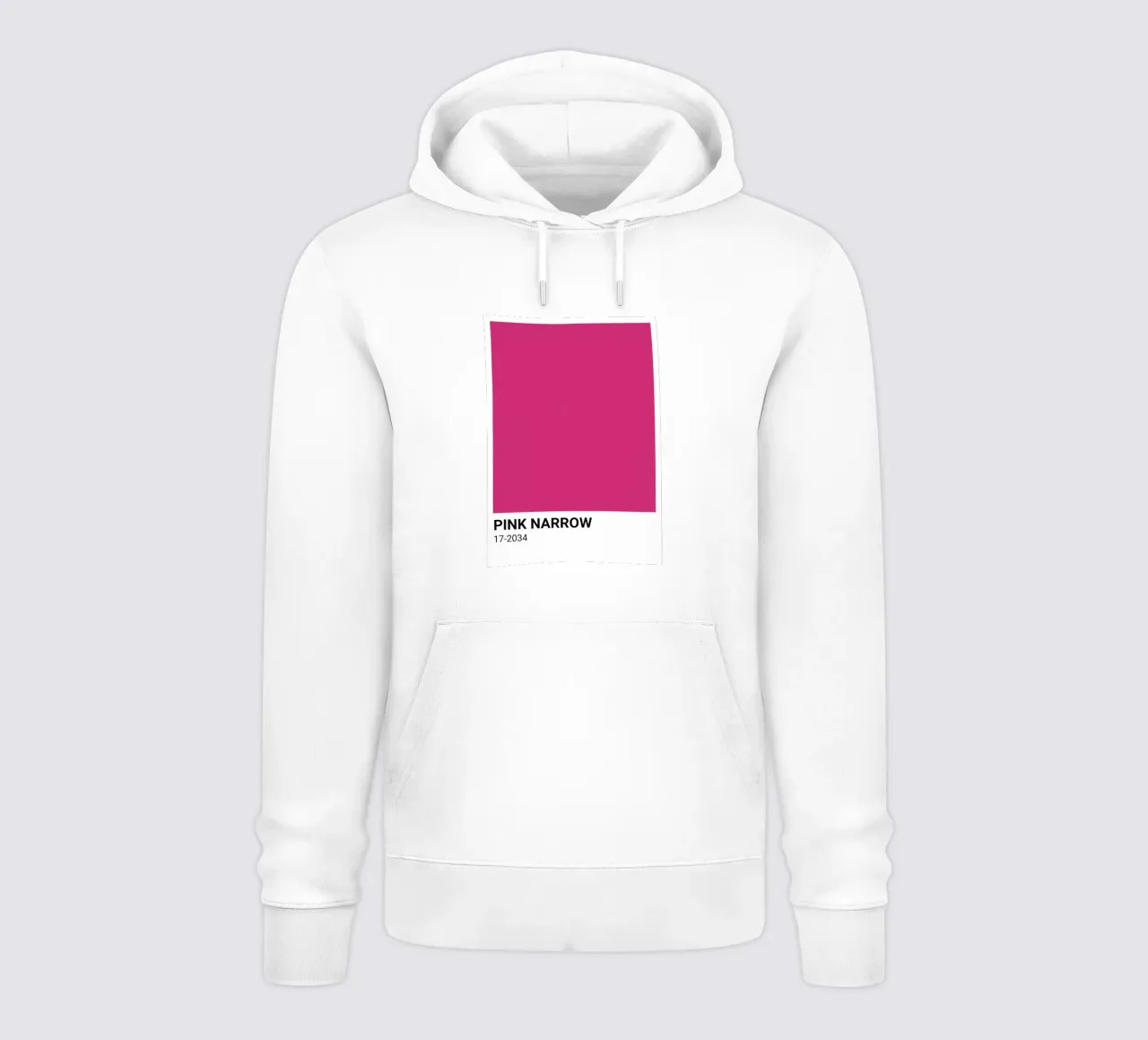 Pantone Rosa Estrecho: Bold Color Block Art Print sudadera con capucha de homdeco