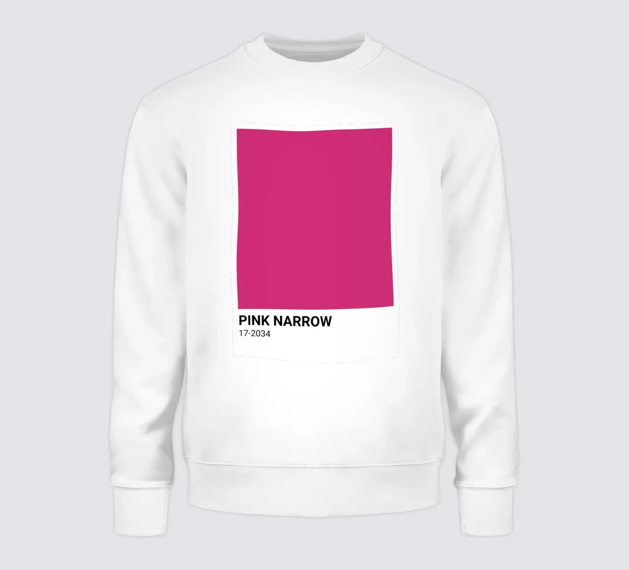 Pantone Rosa Estrecho: Bold Color Block Art Print sudadera de homdeco