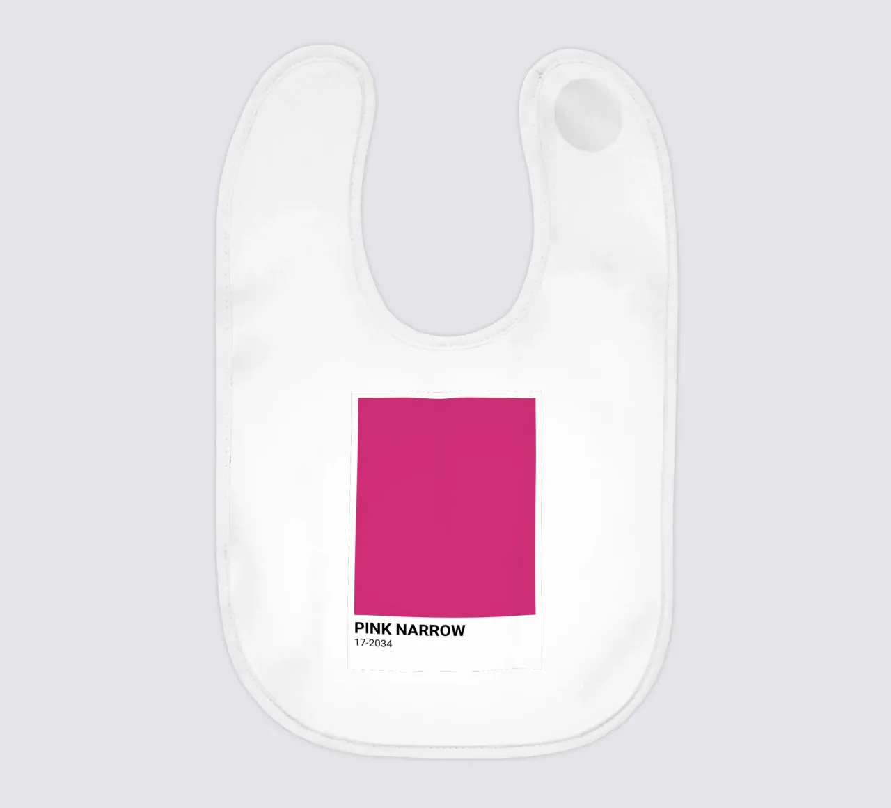 Pantone Rosa Estrecho: Bold Color Block Art Print babero de homdeco