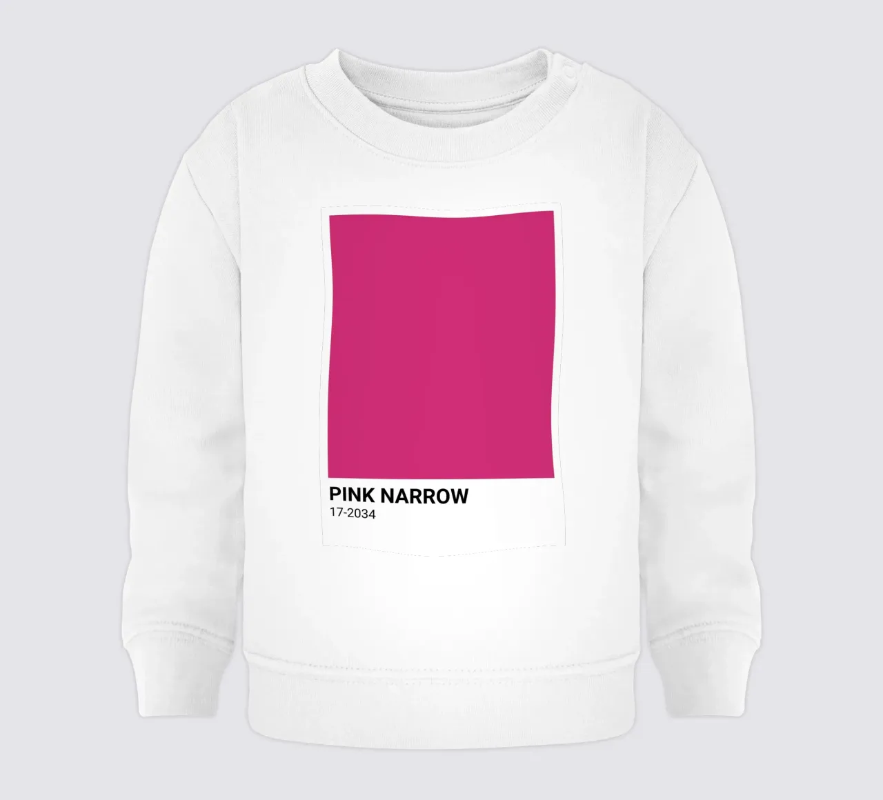 Pantone Rosa Estrecho: Bold Color Block Art Print sudadera de bebé de homdeco