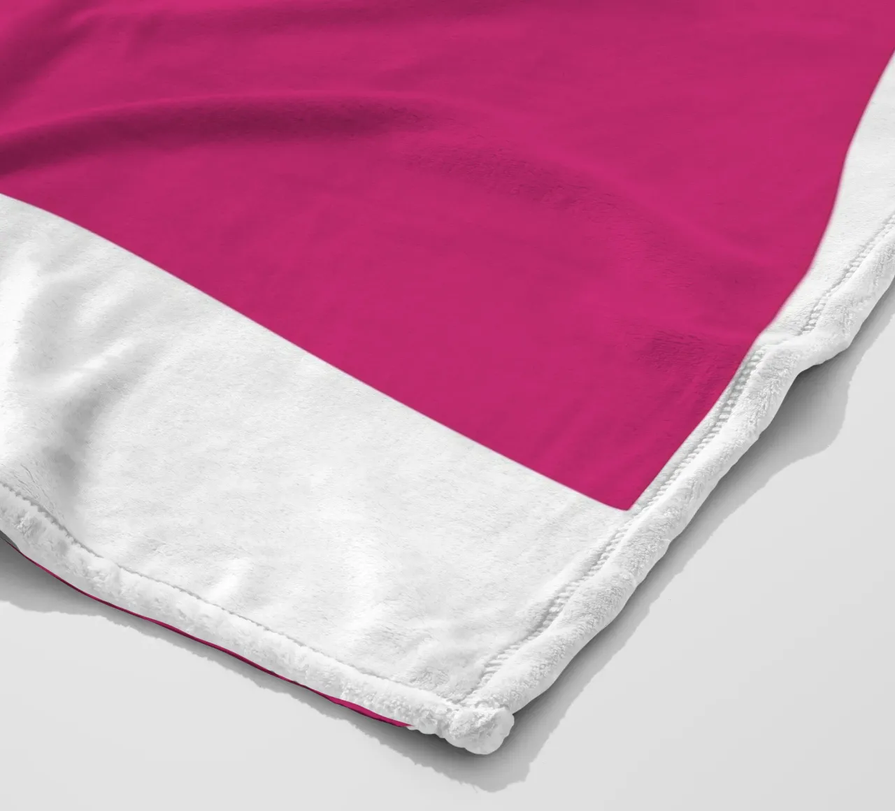 Roze Smal Pantone: Bold Color Block Kunstdruk fleecedeken van homdeco