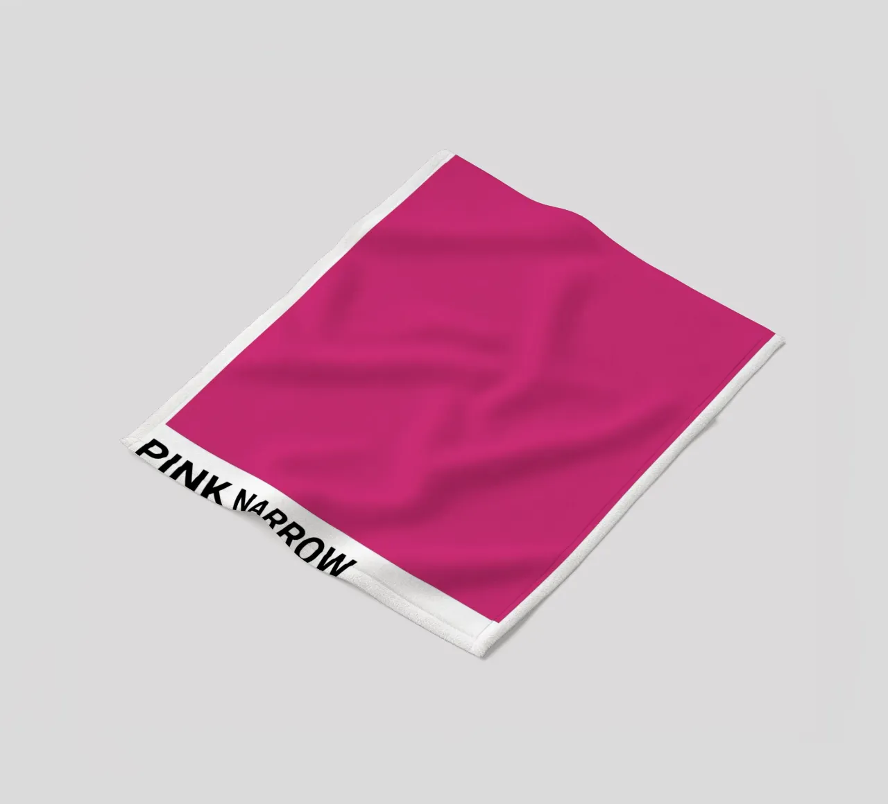 Roze Smal Pantone: Bold Color Block Kunstdruk fleecedeken van homdeco