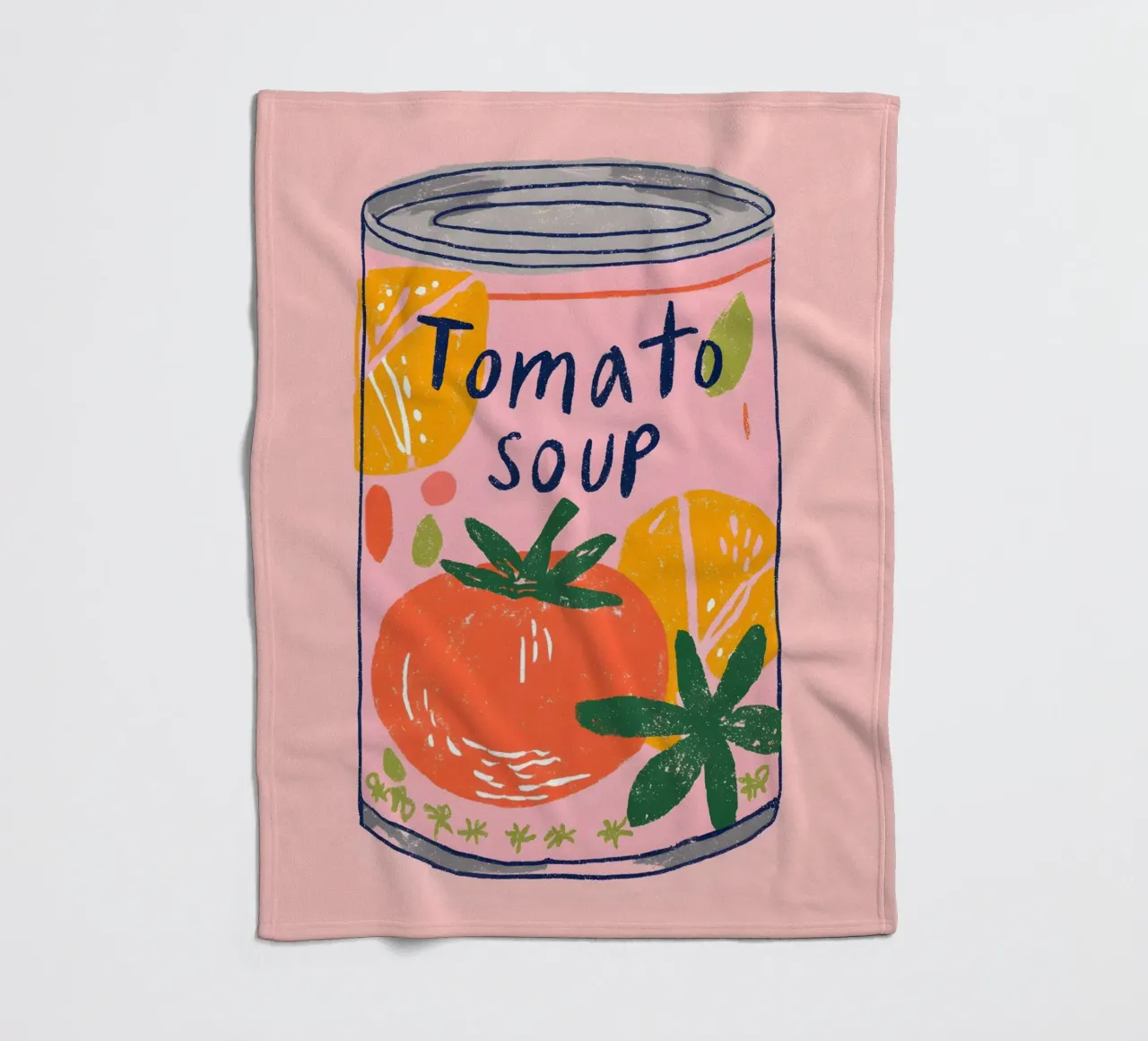 Tomato Soup coperta in pile da Gypsy Galleria