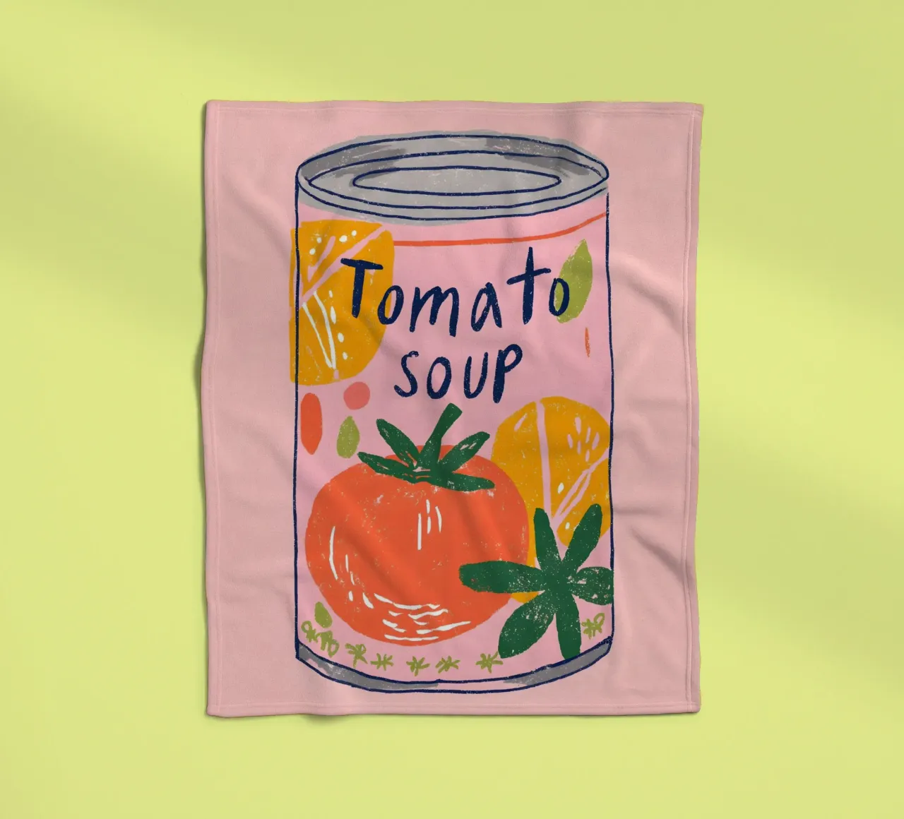 Tomato Soup coperta in pile da Gypsy Galleria