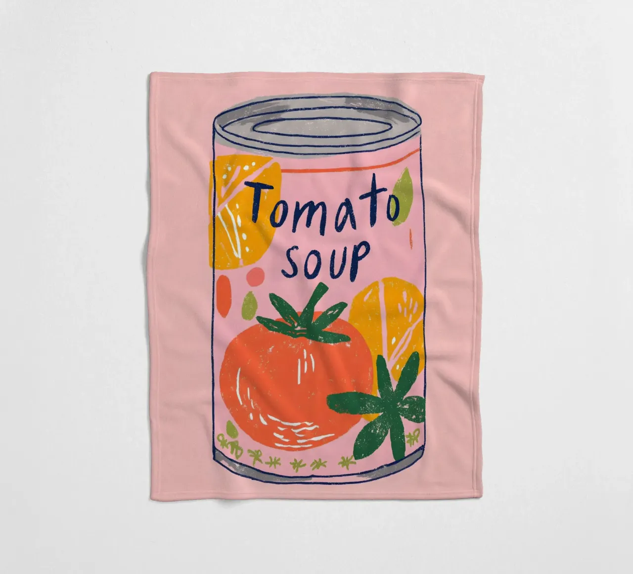 Tomato Soup coperta in pile da Gypsy Galleria