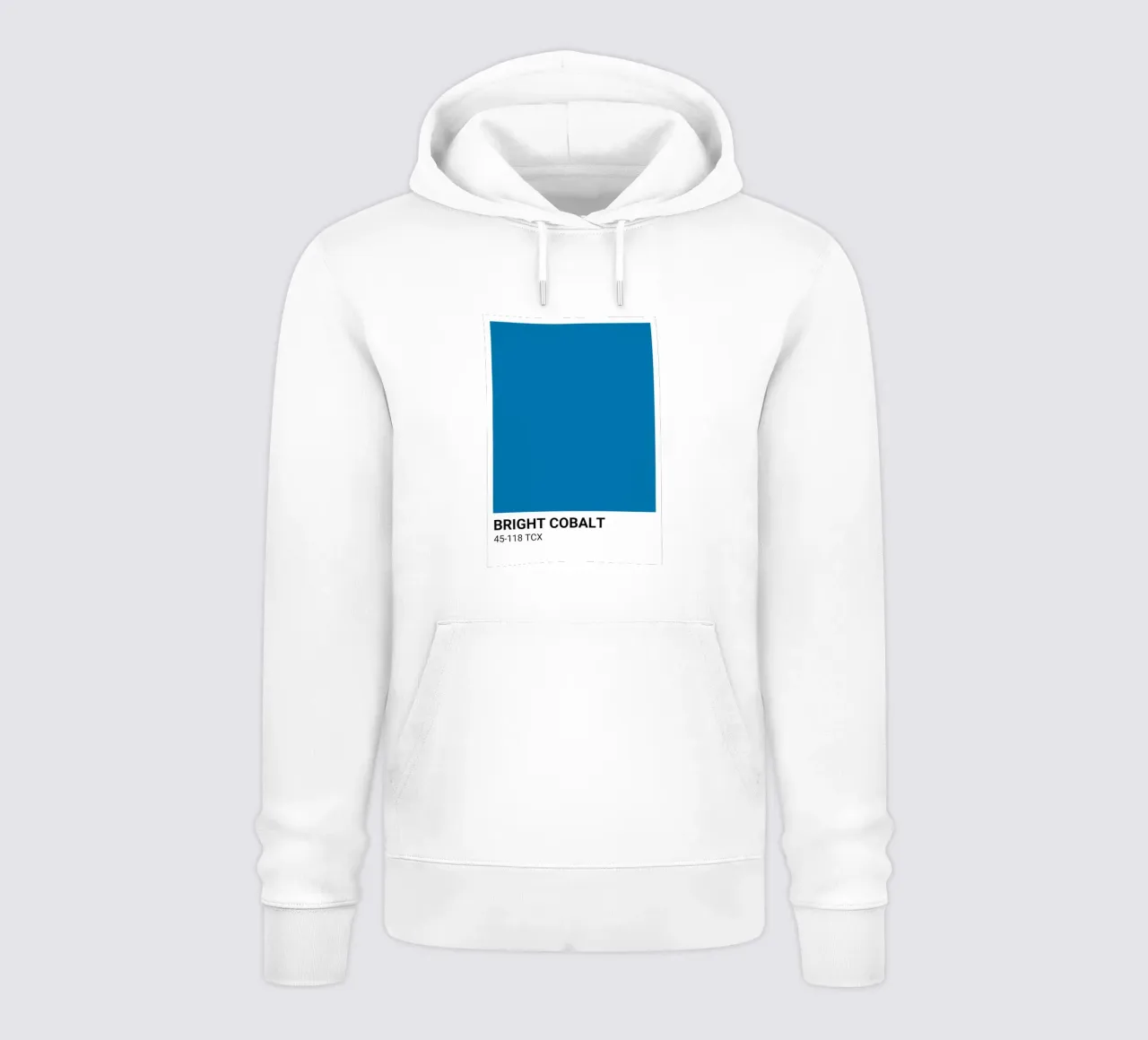 Pantone Cobalto Brillante: Modern Color Block Art Print sudadera con capucha de homdeco