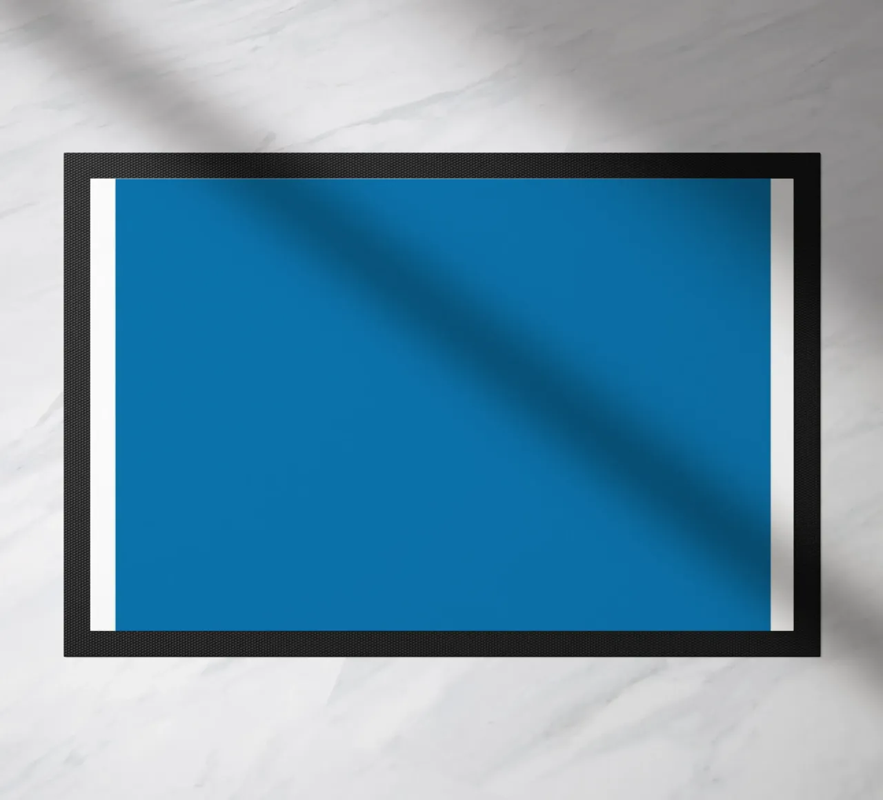 Bright Cobalt Pantone: Modern Color Block Art Print doormat by homdeco