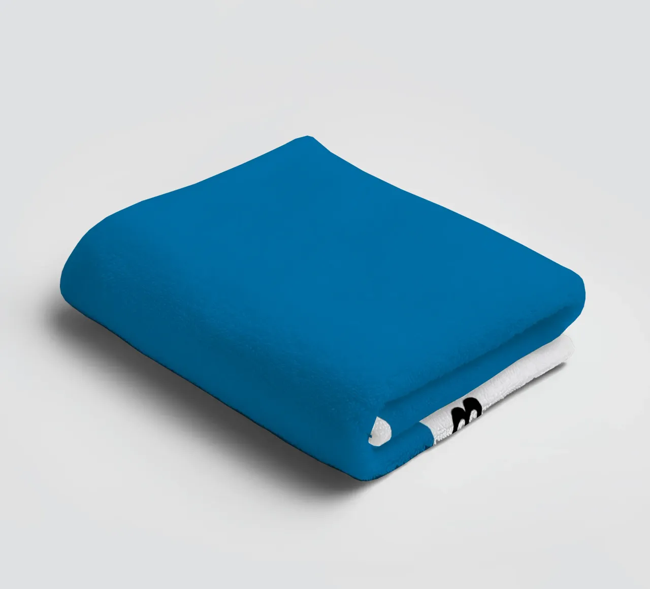 Bright Cobalt Pantone: Modern Color Block Art Print towel by homdeco