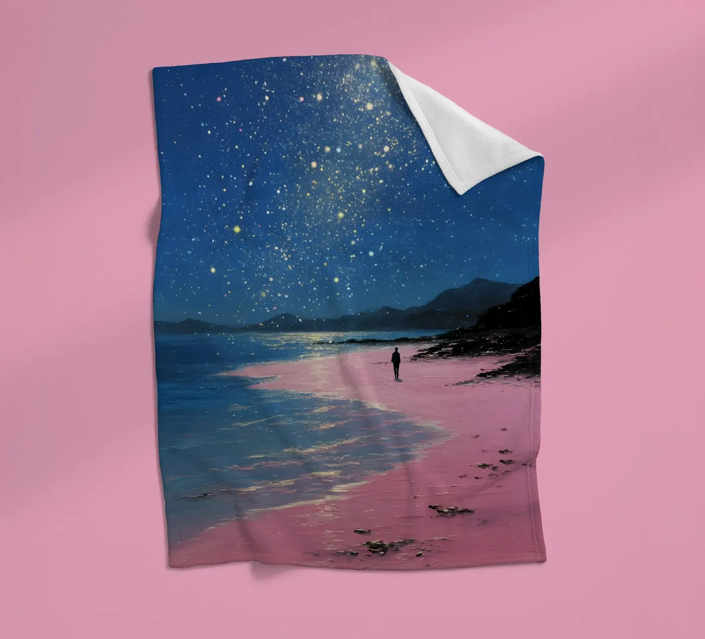Starry Night Fleecedecke von Gypsy Galleria