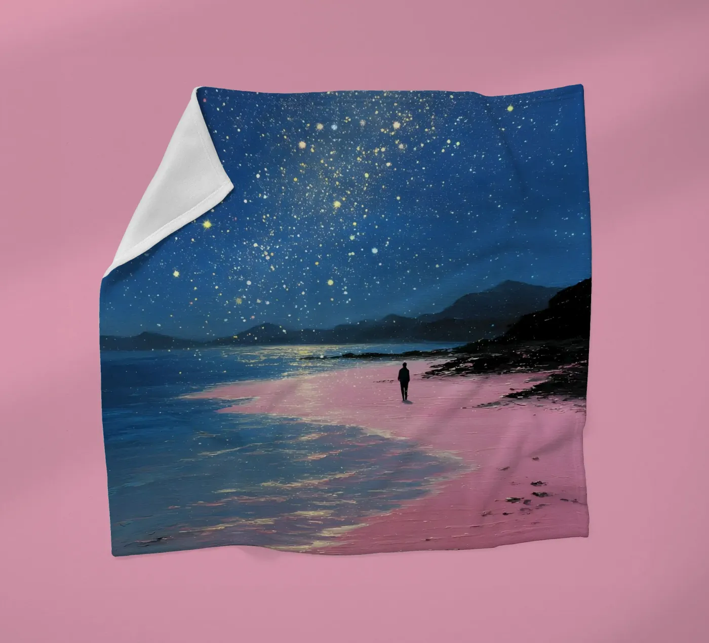 Starry Night Fleecedecke von Gypsy Galleria