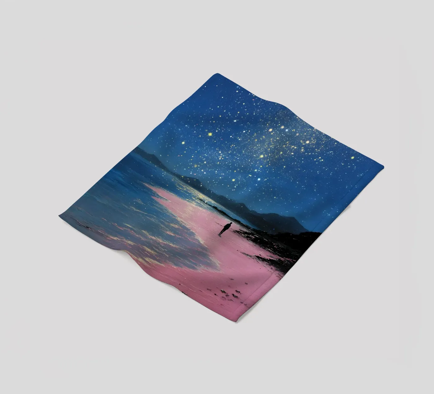 Starry Night Fleecedecke von Gypsy Galleria