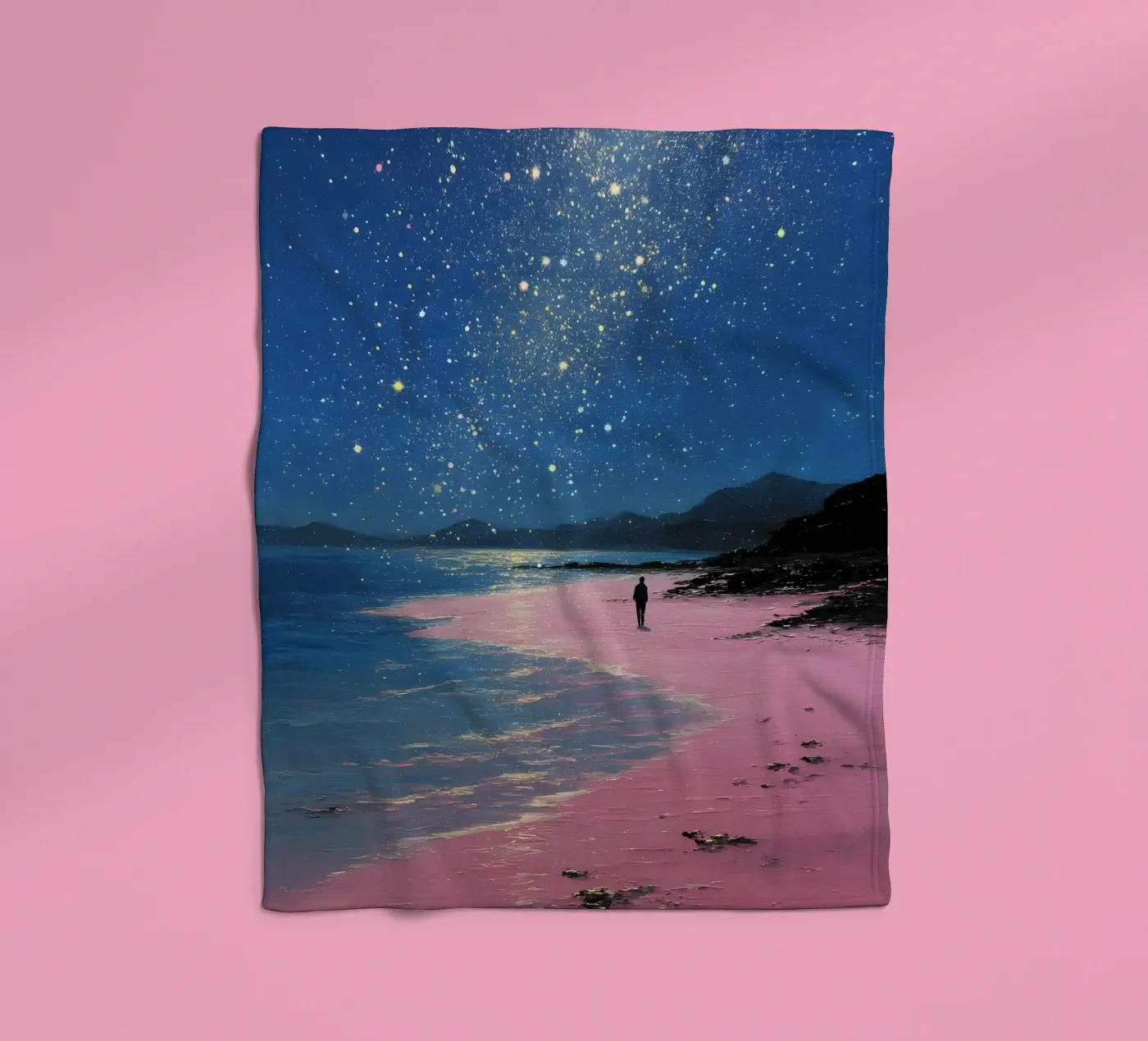 Starry Night Fleecedecke von Gypsy Galleria