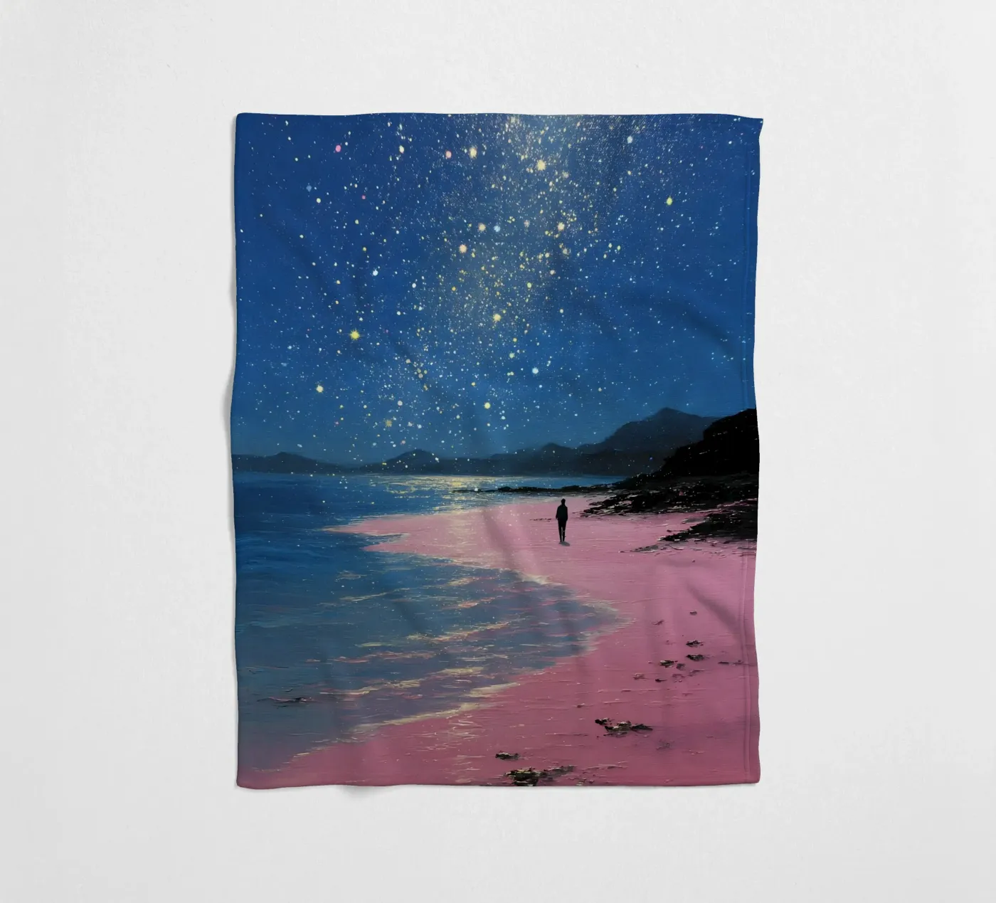 Starry Night Fleecedecke von Gypsy Galleria