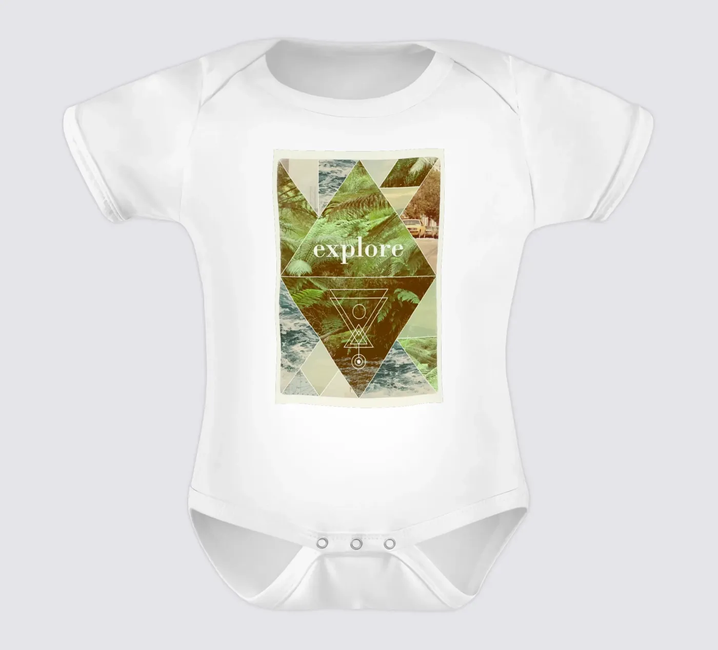 Explore II body neonato maniche corte da Florent Bodart