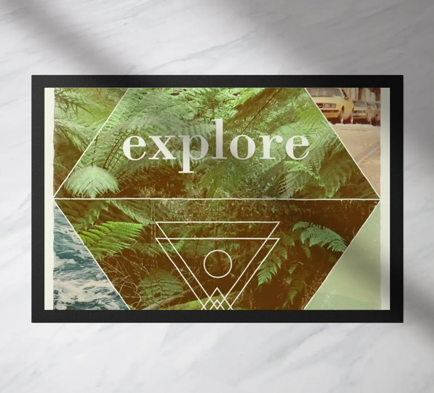 Explore II Fußmatte von Florent Bodart