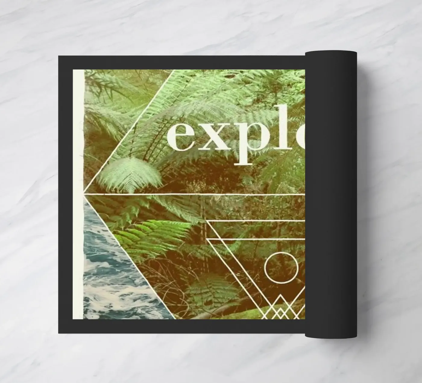 Explore II Fußmatte von Florent Bodart