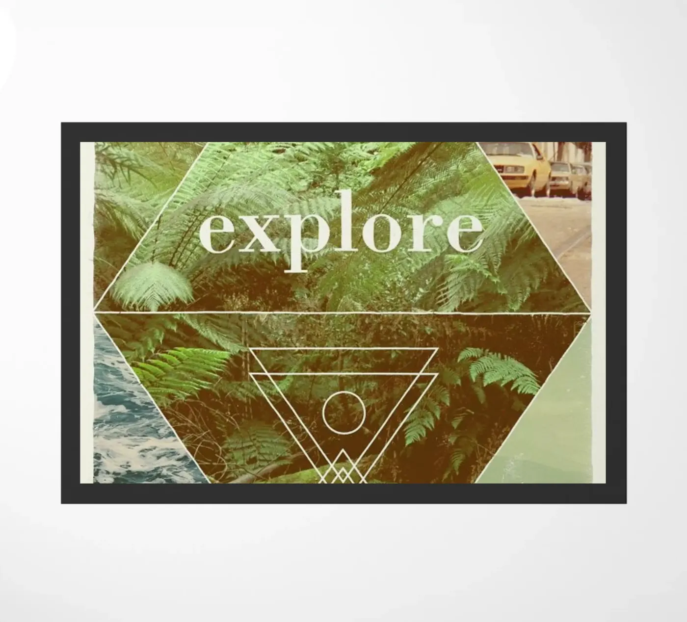 Explore II Fußmatte von Florent Bodart