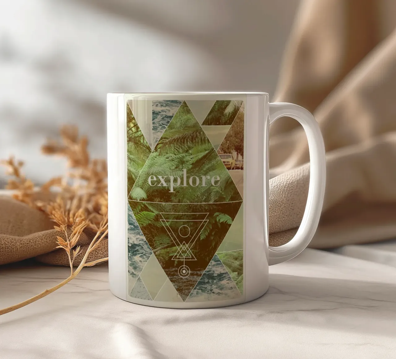 Explore II tazza in ceramica da Florent Bodart