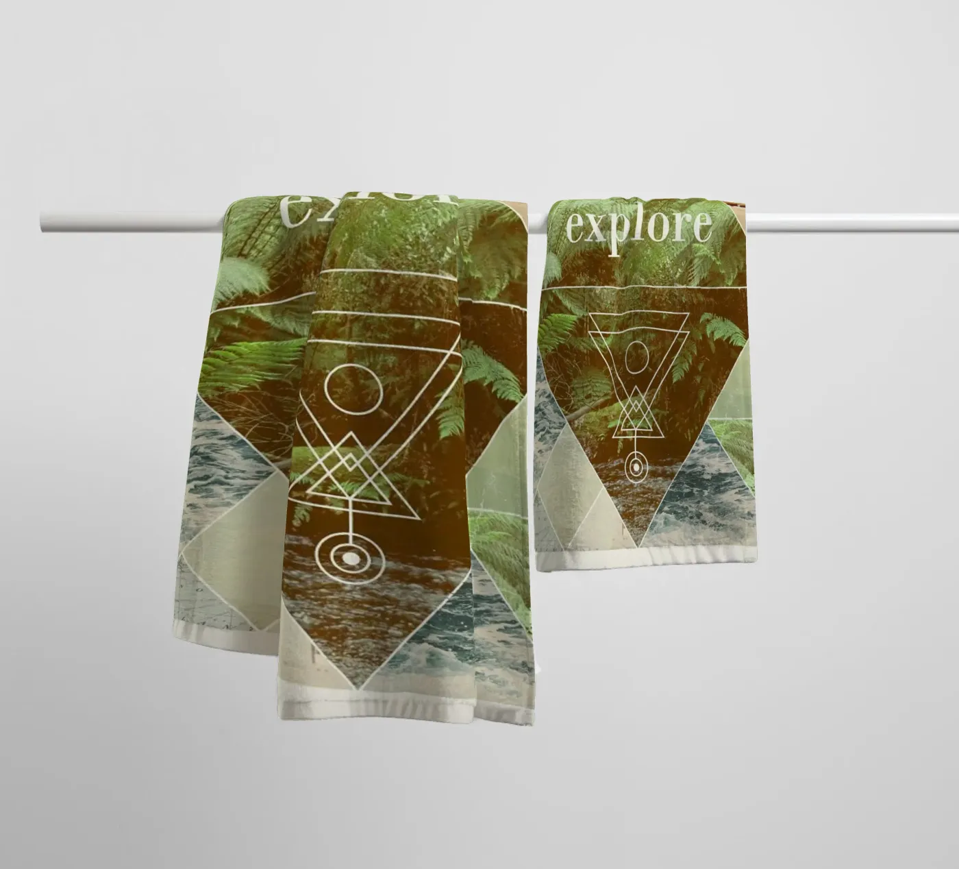 Explore II Handtuch von Florent Bodart