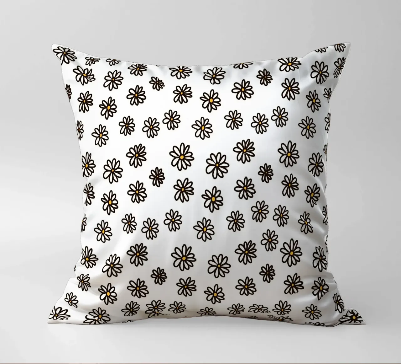 Daisies decorative cushion by Marosie