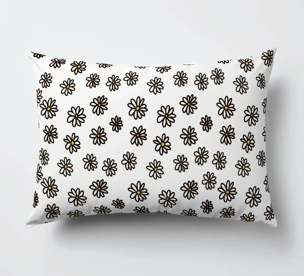 Daisies decorative cushion by Marosie