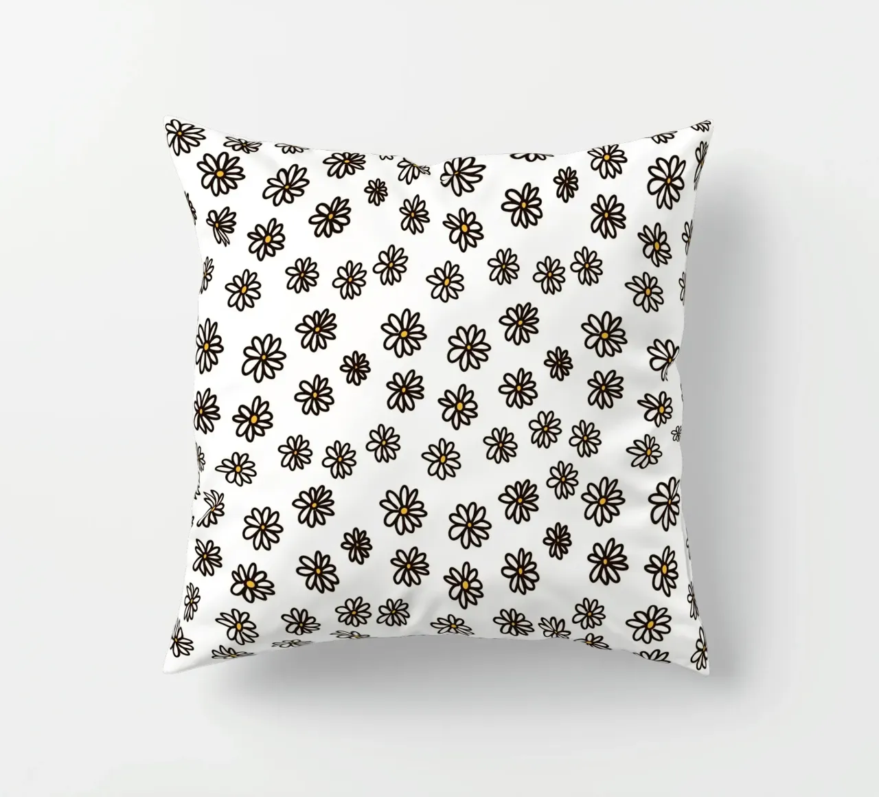Daisies decorative cushion by Marosie