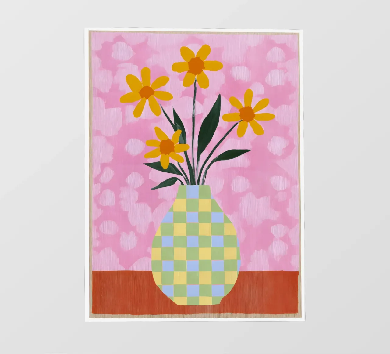 Retro Abstract Vase telo in pvc da Gypsy Galleria