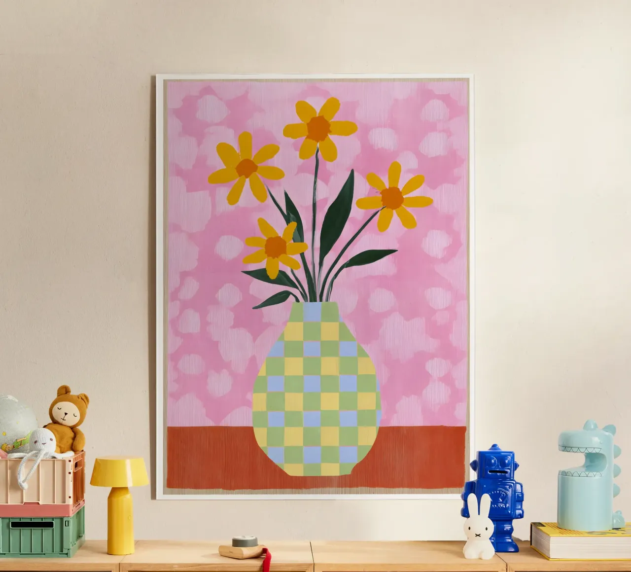 Retro Abstract Vase plexiglass da Gypsy Galleria