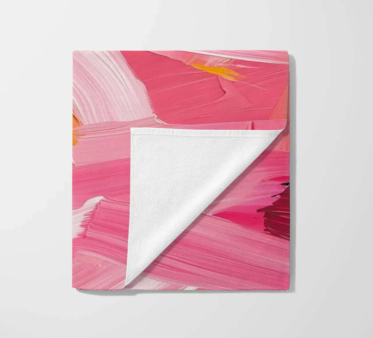 "You Deserve All Beautiful Things" Abstract Art Print beach towel by homdeco