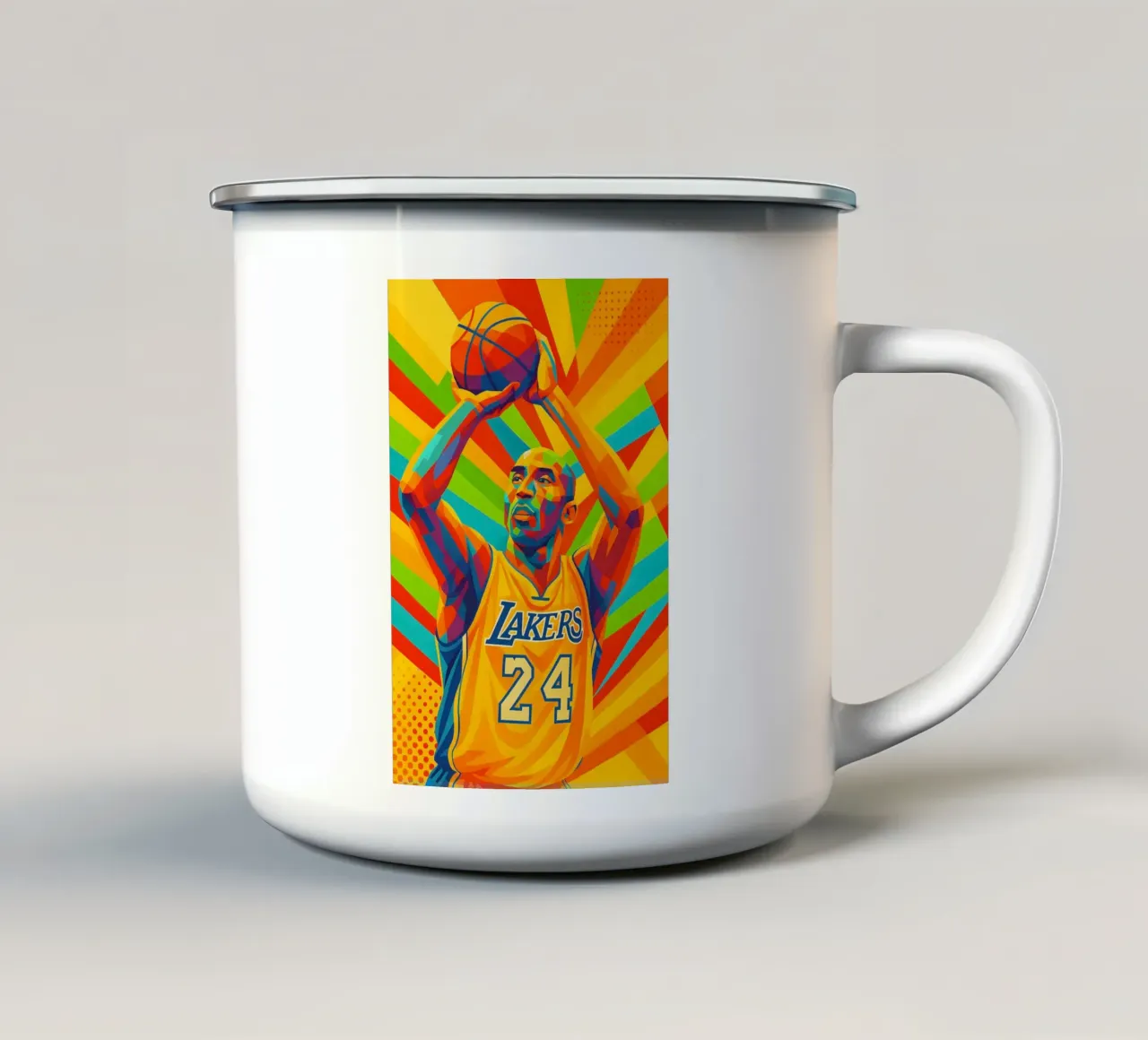 Kobe Bryant tazza in smalto da BONANZA