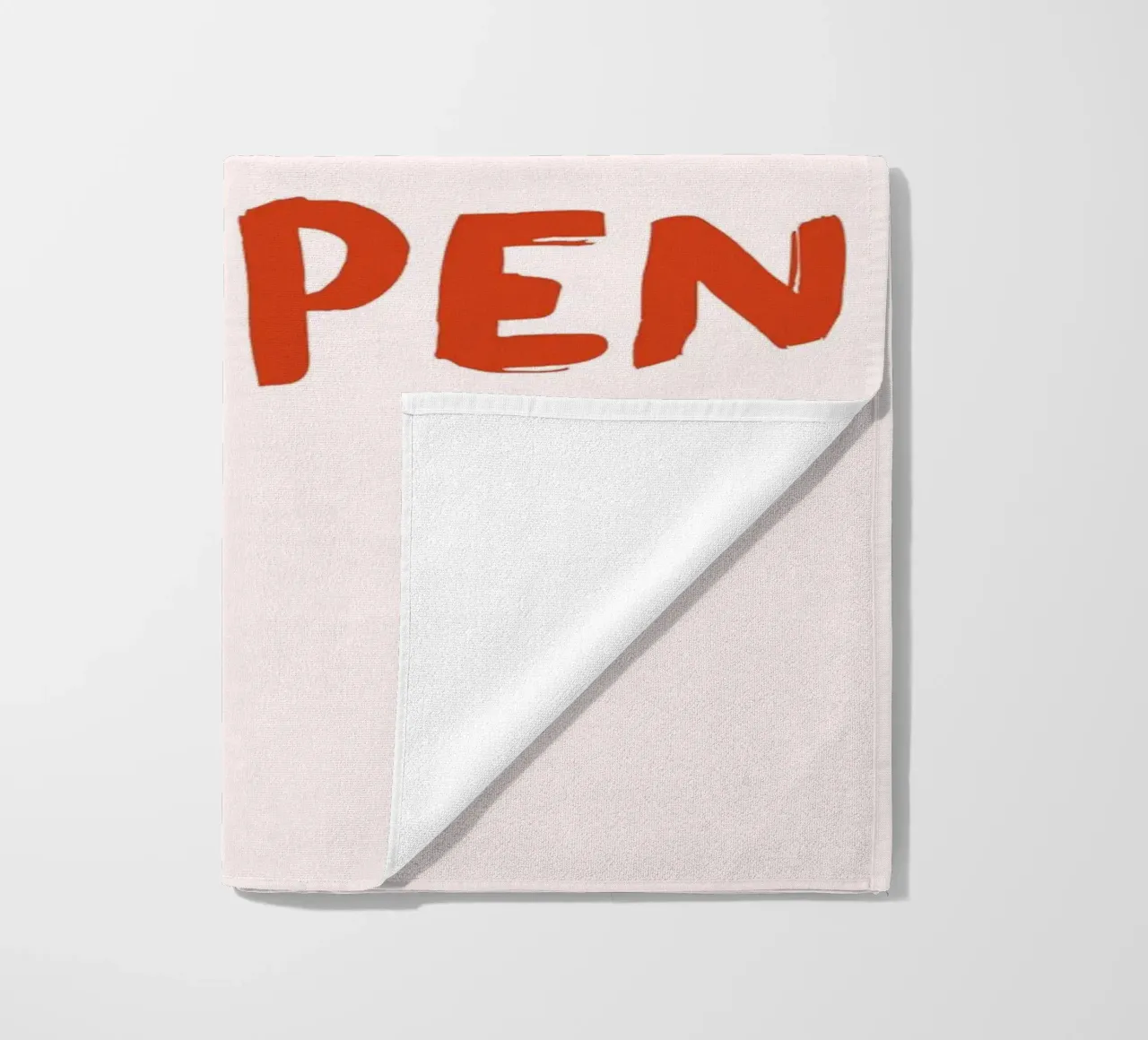 "What's The Best That Could Happen" Motivational Art beach towel by homdeco