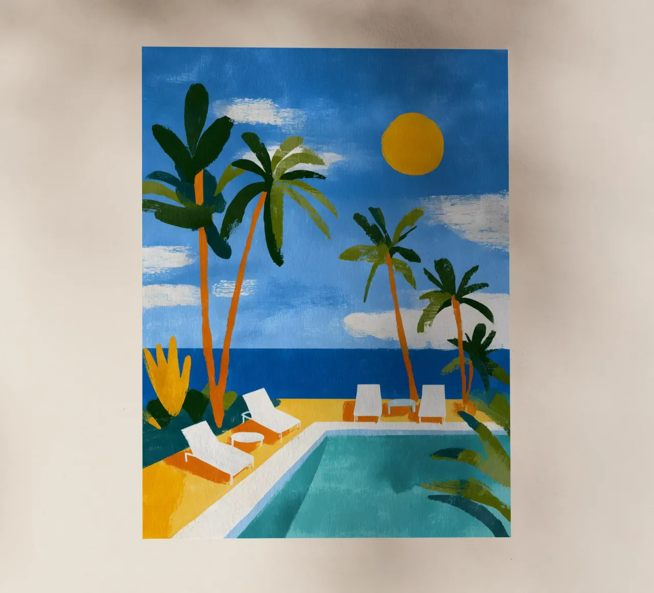 Pool Day pellicola backlit da Gypsy Galleria