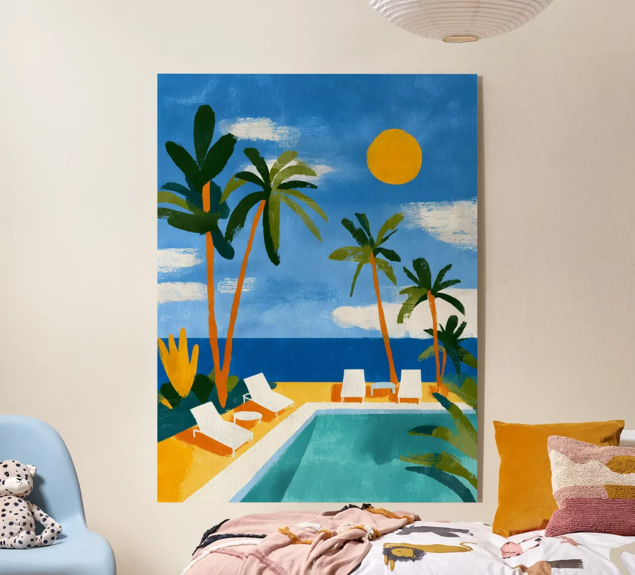 Pool Day Acryl-Glas von Gypsy Galleria