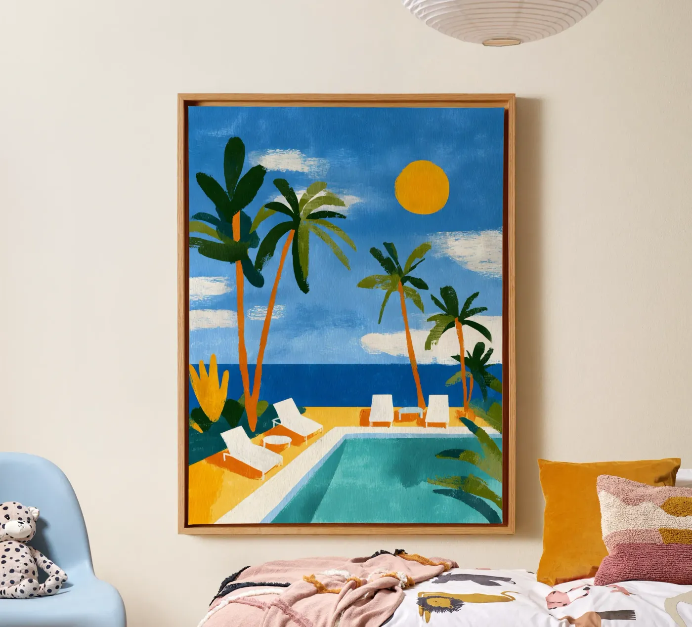 Pool Day canvas by Gypsy Galleria