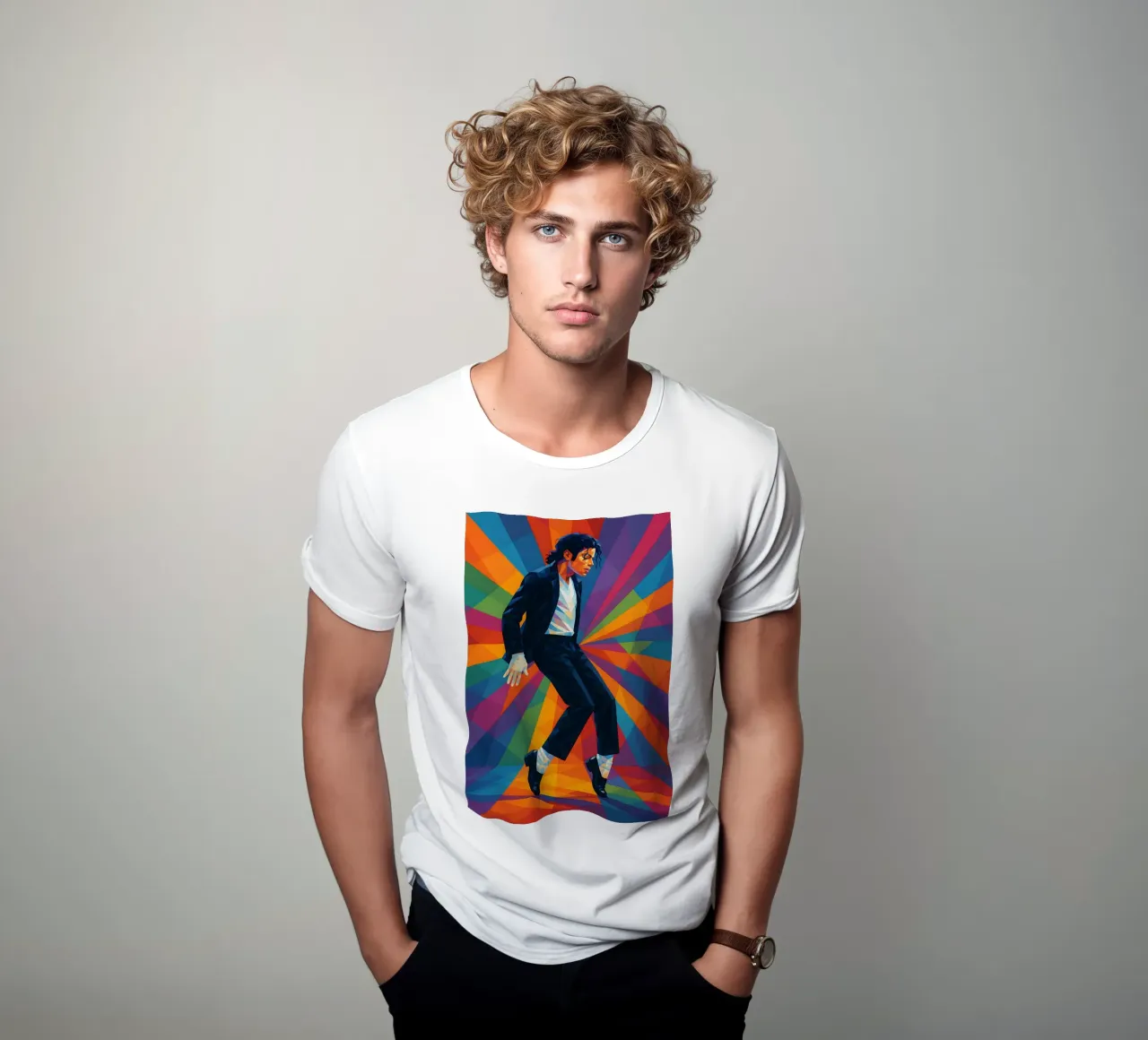 Michael Jackson moonwalk wpap art t-shirt da BONANZA