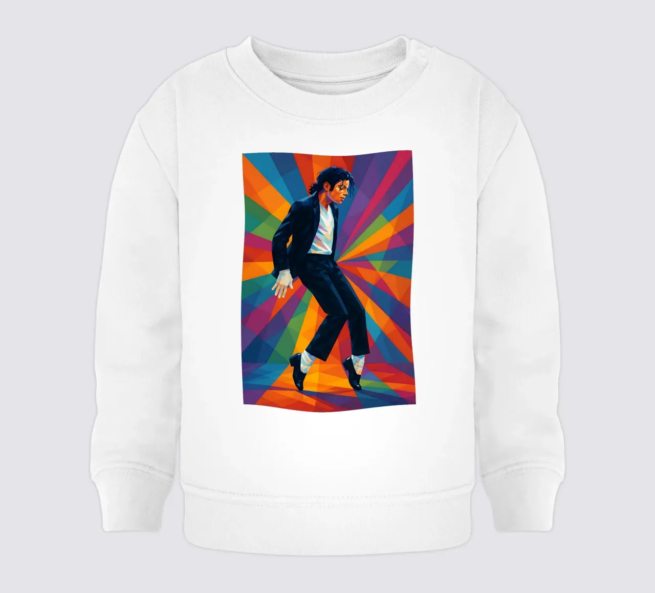 Michael Jackson moonwalk wpap art felpa neonato da BONANZA