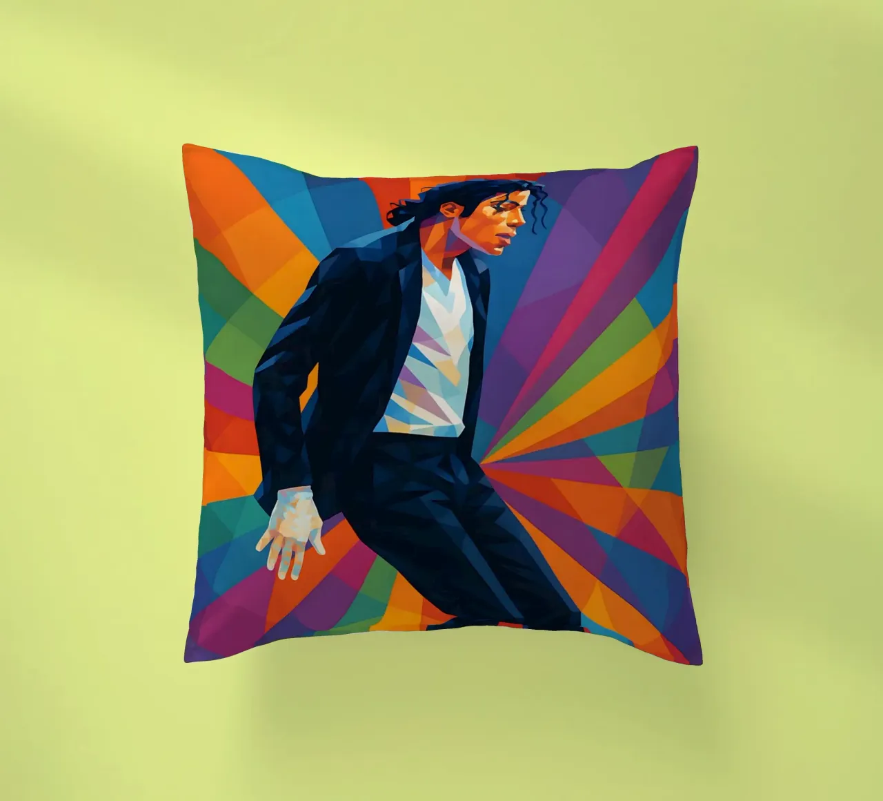 Michael Jackson moonwalk wpap art cuscino da BONANZA