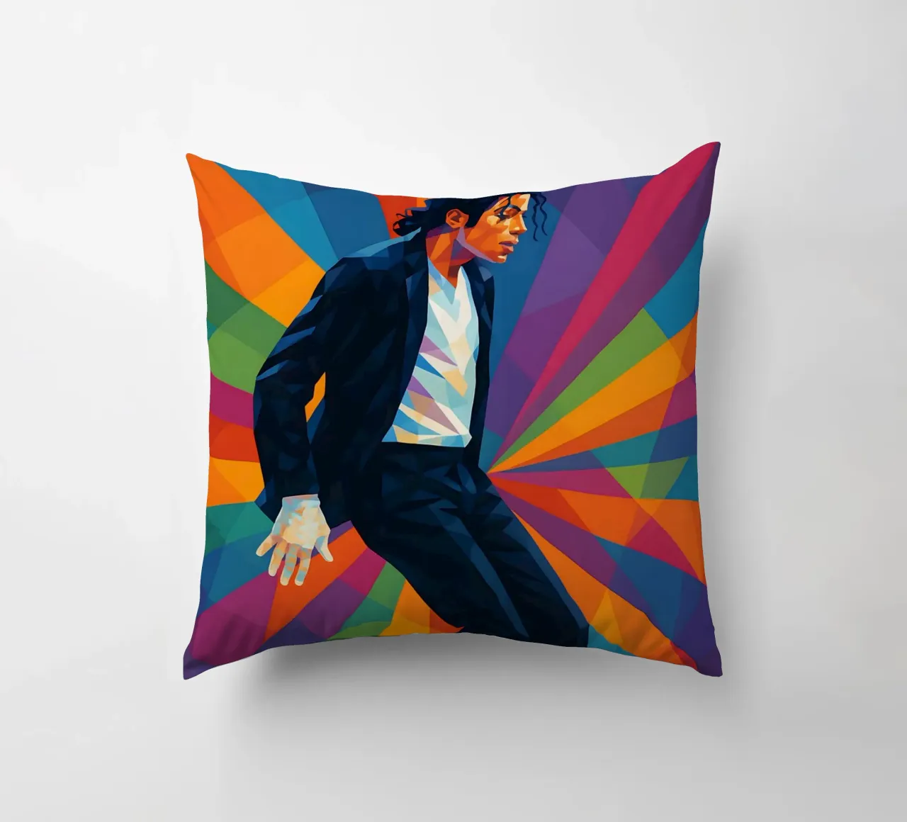 Michael Jackson moonwalk wpap art cuscino da BONANZA