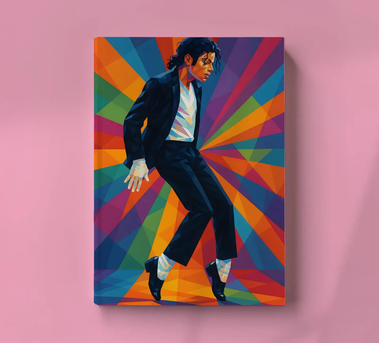 Michael Jackson moonwalk wpap art notebook by BONANZA