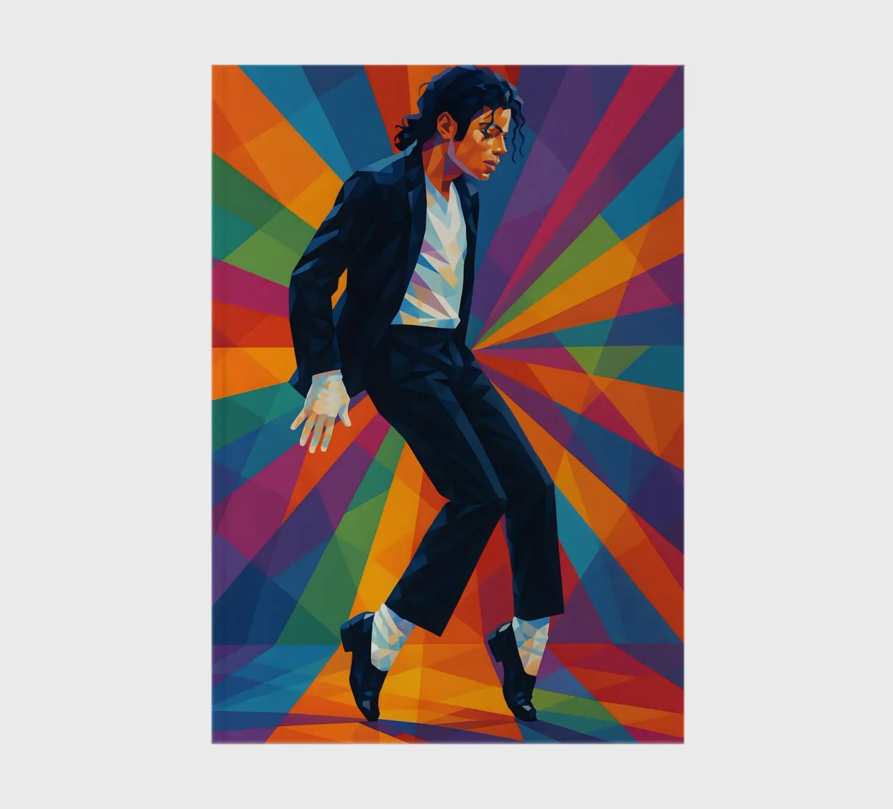 Michael Jackson moonwalk wpap art notebook by BONANZA
