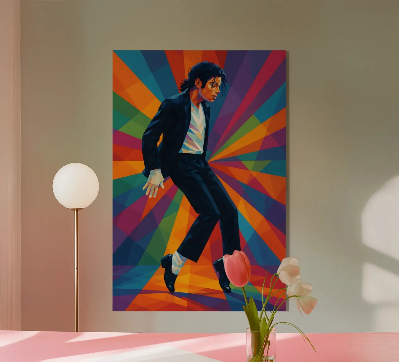 Michael Jackson moonwalk wpap Kunst Acryl-Glas von BONANZA