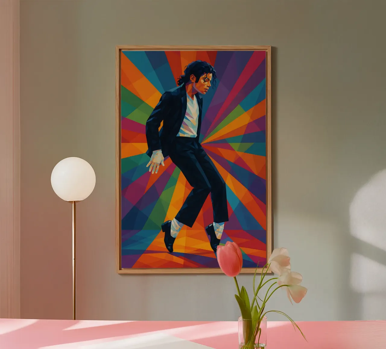 Michael Jackson moonwalk wpap art alluminio dibond da BONANZA