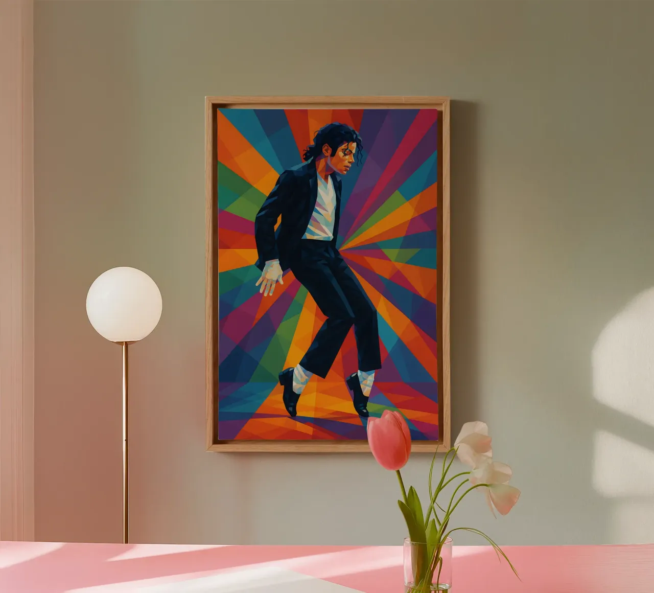 Michael Jackson moonwalk wpap kunst canvas van BONANZA