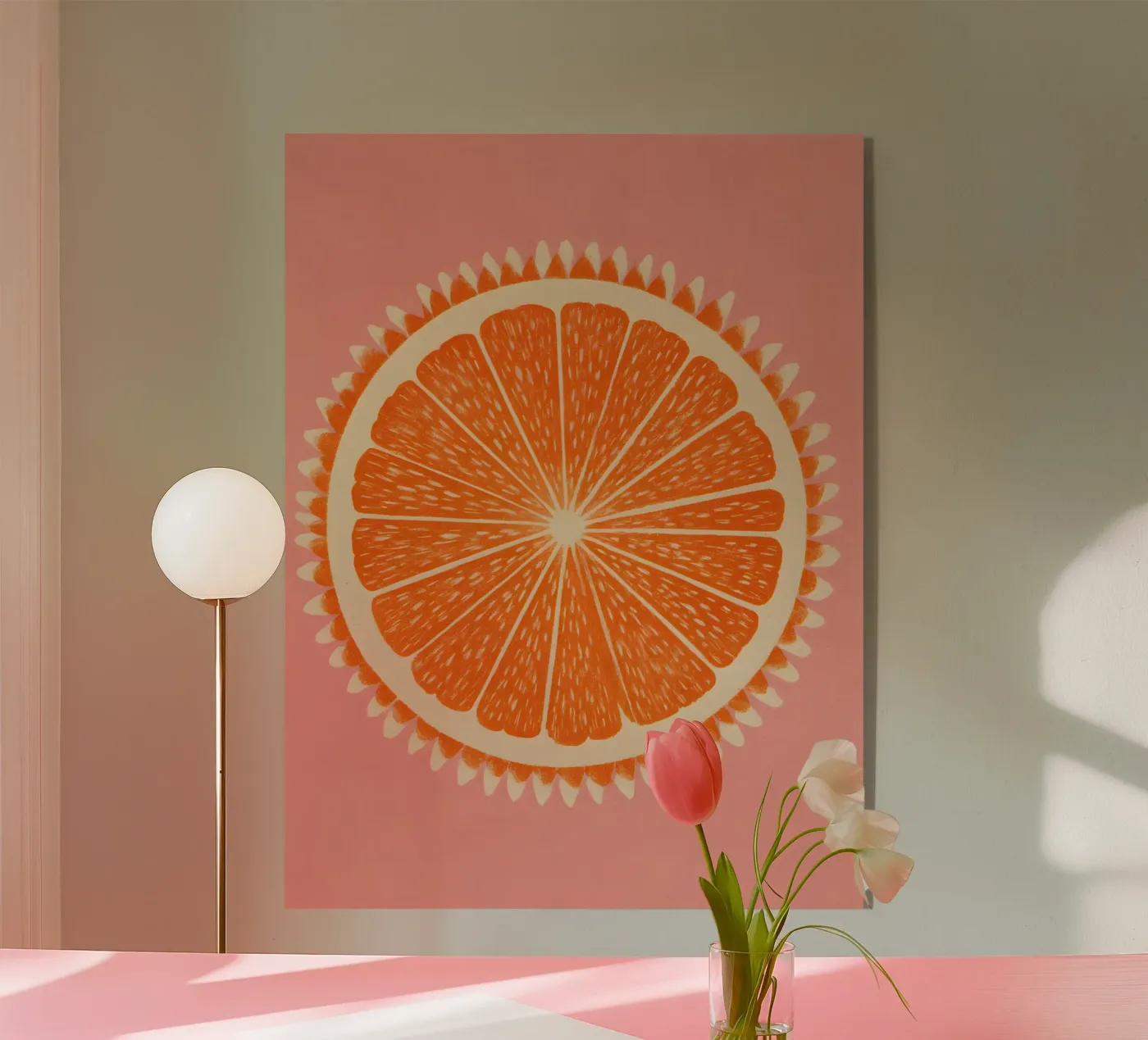 Juicy Orange acrylic glass by Gypsy Galleria