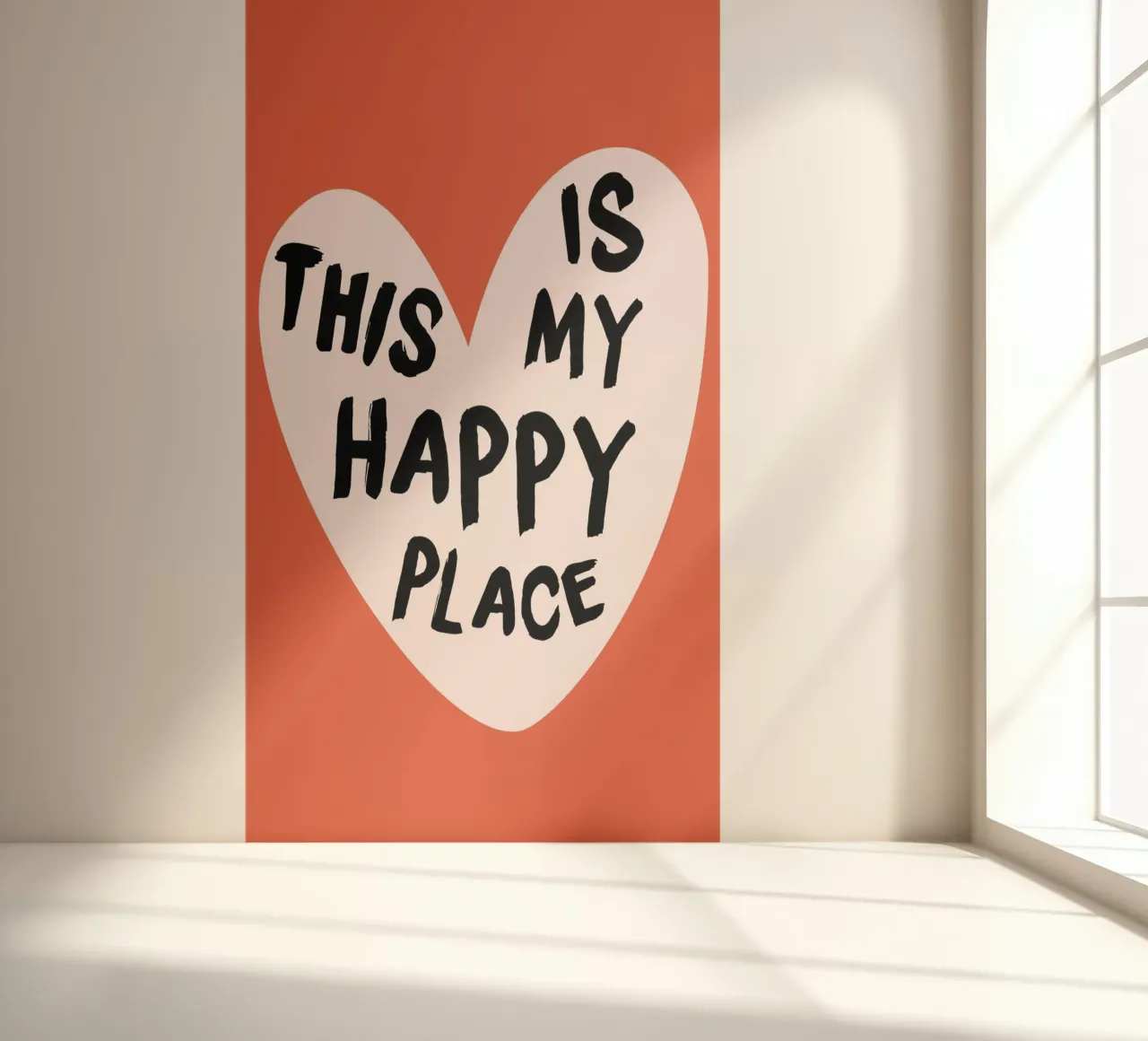 "This Is My Happy Place" Heartwarming Art Print photo wallpaper by homdeco