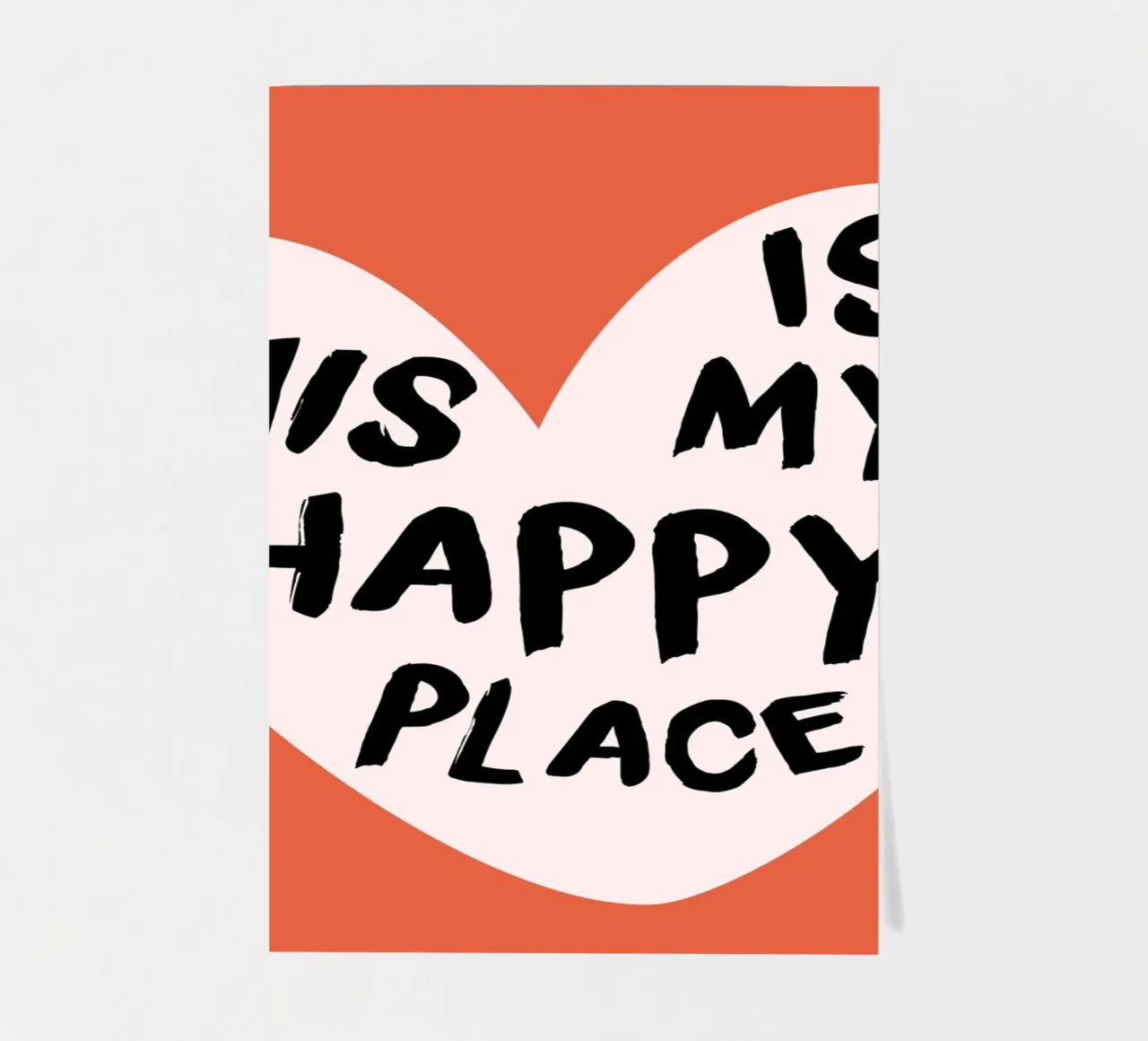 "This Is My Happy Place" Heartwarming Art Print sticker sheet by homdeco