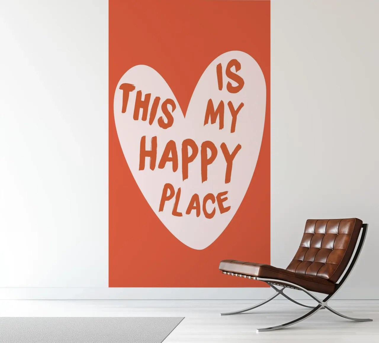 "This Is My Happy Place" Heartwarming Art Print photo wallpaper by homdeco