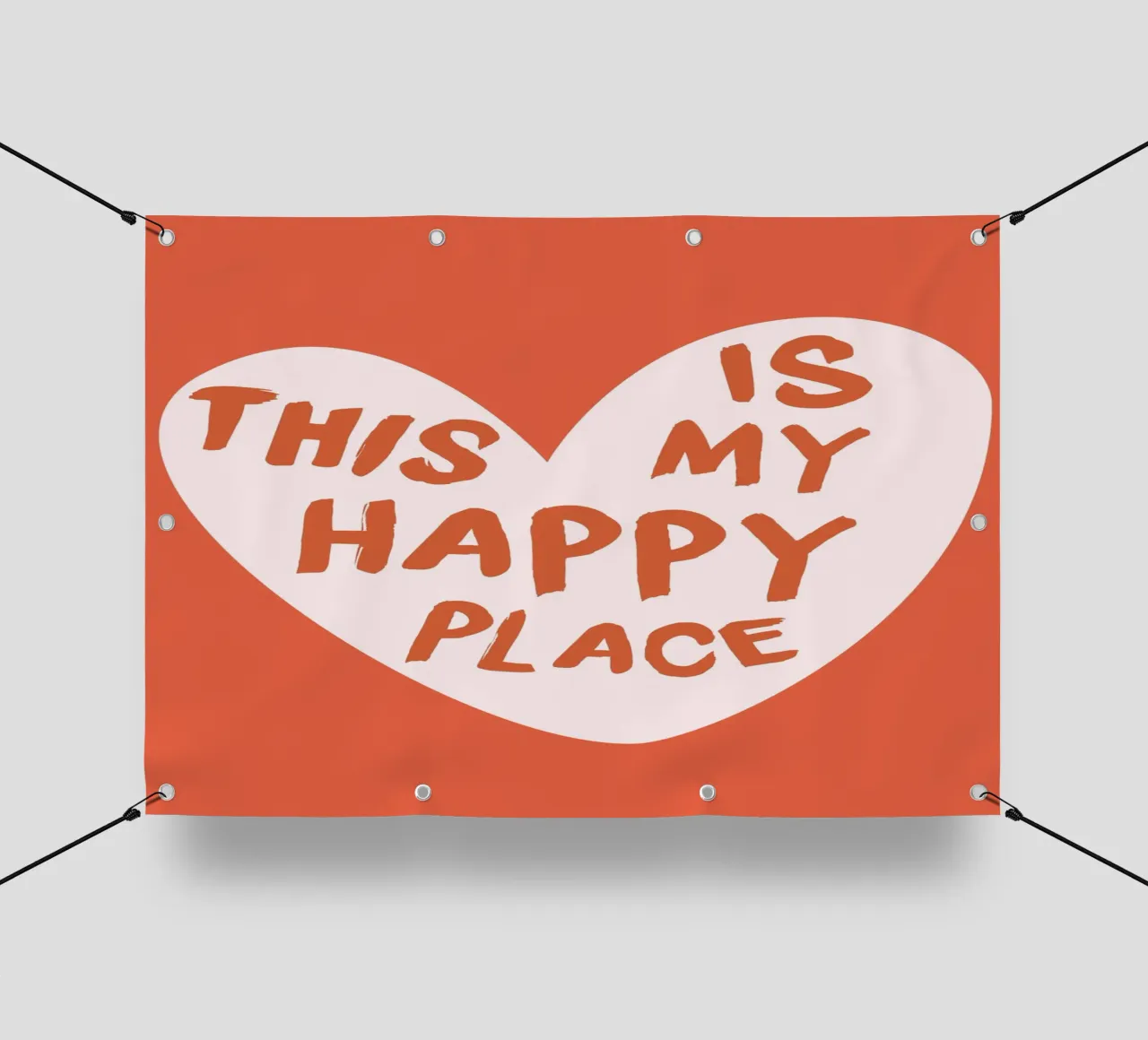"This Is My Happy Place" Heartwarming Art Print pvc cover by homdeco