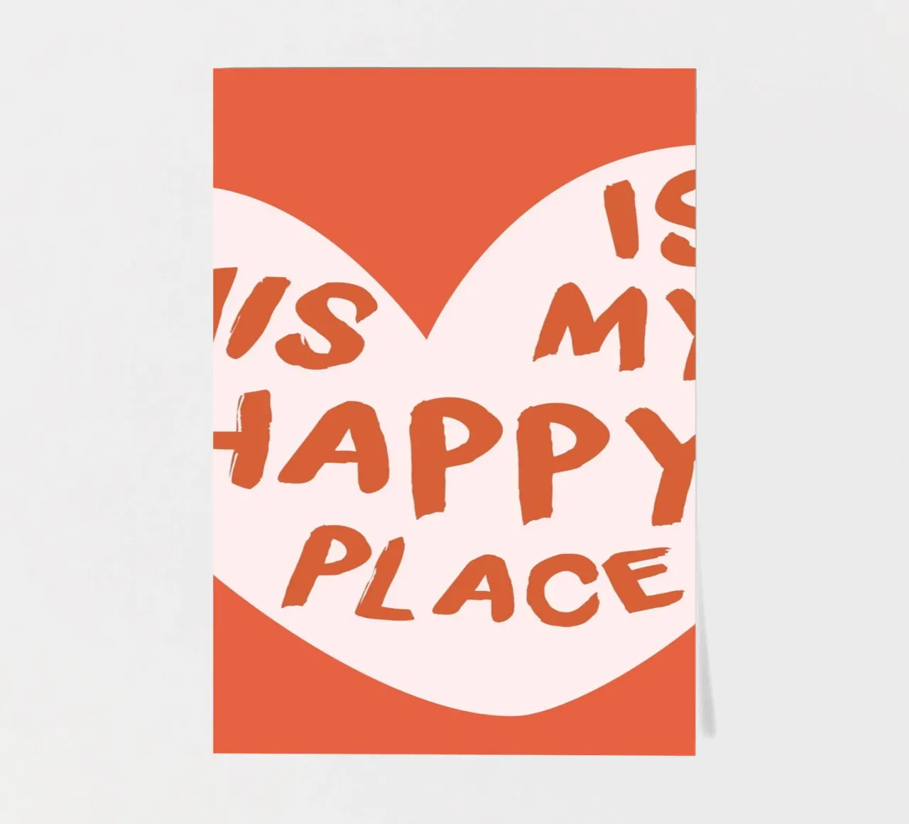 "This Is My Happy Place" Heartwarming Art Print sticker sheet by homdeco