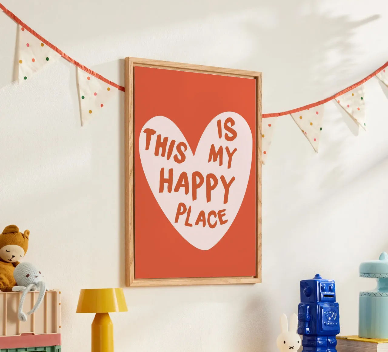 "This Is My Happy Place" Heartwarming Art Print acrylic glass by homdeco